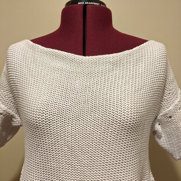 Stella McCartney Boho Knit Mini Dress tunic top – White – Size M/L Made in Italy - Picture 5 of 12